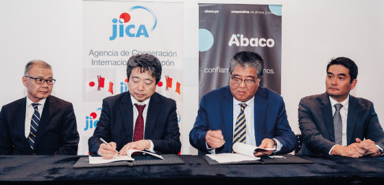 JICA suscribe un acuerdo con Cooperativa Abaco