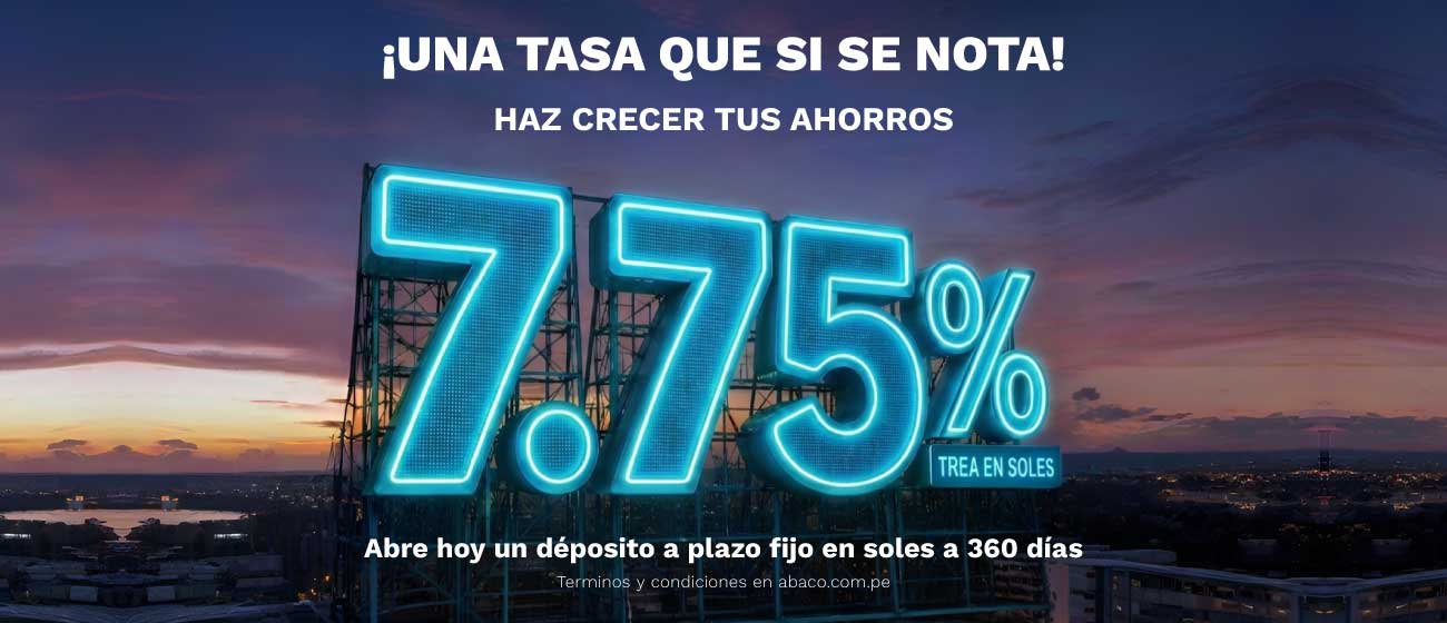 ¡Una tasa que si se nota!